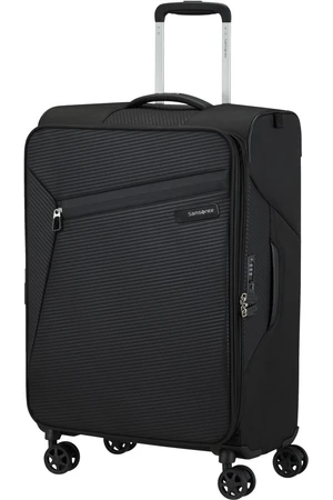 Samsonite Látkový cestovní kufr Litebeam EXP M 67/73 l - černá