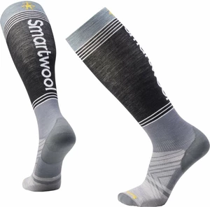 Smartwool Ski Zero Cushion Logo OTC Socks Pewter Blue M Ski Socken