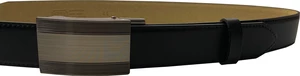 Penny Belts Pánský kožený společenský opasek 35-020-A7 black 95 cm