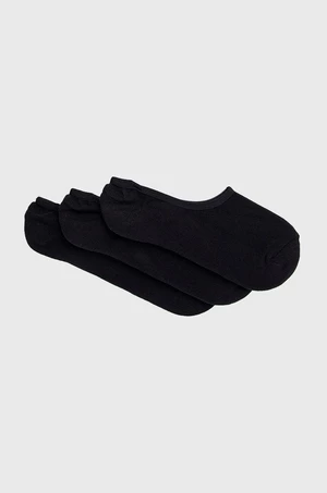 Ponožky Vans (3-pak) VN000XTTBLK1-BLK, pánske, čierna farba