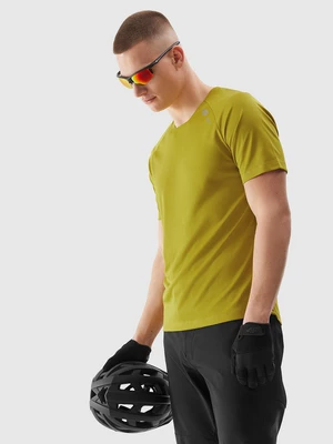 Pánské cyklistické rychleschnoucí tričko - žluté