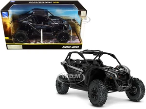 CAN-AM Maverick X3 ATV Triple Black 1/18 Diecast Model by New Ray