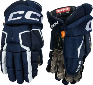 CCM Tacks AS-V SR 15 Navy/White Eishockey-Handschuhe