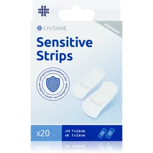 LIVSANE Sensitive strips náplasť pre citlivú pokožku 20 ks