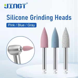 JINGT Premium Dental Polisher Set ,High Polishing Efficiency, Compatible With Most Reduction Handpiece(12/10pcs,Pink/Gray/Blue)