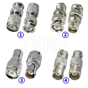 JX RF Connector 1PCS BNC Female to TNC Male RF Coaxial Adapter TNC to BNC Male