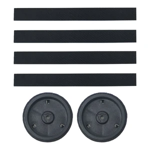 Wheels and 4Pcs Tire Skin For IRobot Braava 380T 320 321 For Mint Plus 5200C For Mopping Robot parts Accessories