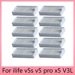 HEAP filter mop cloth 10pcs filter mesh for chuwi ilife v5s life v5 pro x5 V3L V5 V3S V3S pro V50 robot vacuum cleaner parts