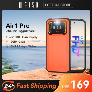 IIIF150 Air1 Pro 6.5"FHD+ Display Rugged Machine IP68/IP69K 6+128GB 48MP Infrared Night Vision NFC Android 12