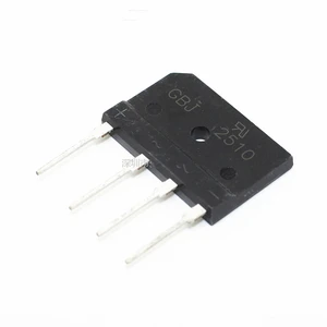 10pcs/lot GBJ2510 1000V 25A Diode Bridge Rectifier Single Phase Bridge Rectifier