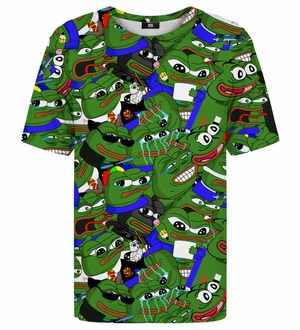 Mr. GUGU & Miss GO Unisex's Pepe Memes T-Shirt Tsh2337
