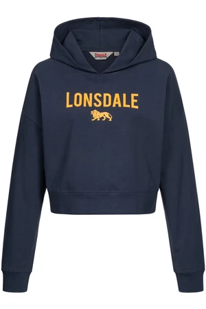 Lonsdale Women's hooded sweatshirt cropped oversized