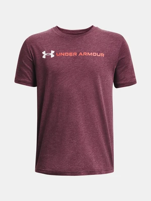 Under Armour T-Shirt UA B LOGO WORDMARK SS-RED - Boys