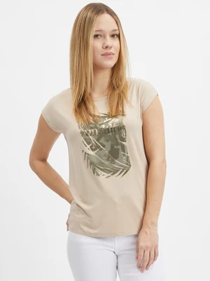 Orsay Beige Womens T-Shirt - Women