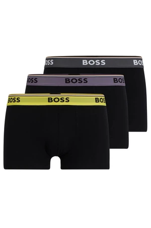 3PACK Mens Boxers Hugo Boss black