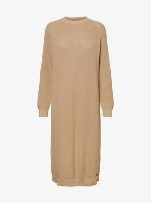 Beige Sweater Dress Noisy May Lucia - Women