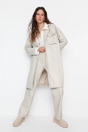 Trendyol Trench Coat - Grau - Parka