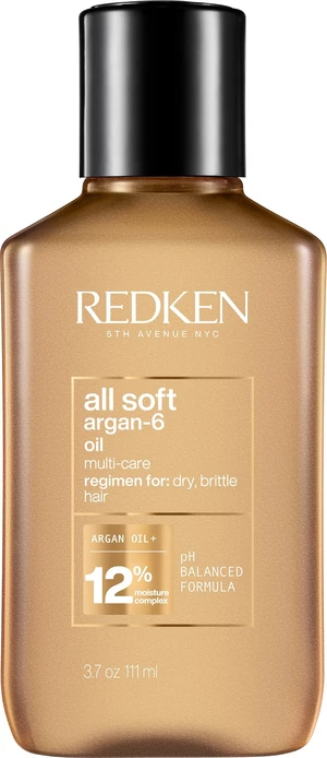 Redken Olej pre suché a krehké vlasy All Soft Argan-6 Oil (Multi- Care Oil) 111 ml