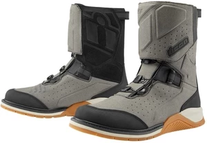 ICON - Motorcycle Gear Alcan WP CE Boots Grey 44,5 Bottes de moto