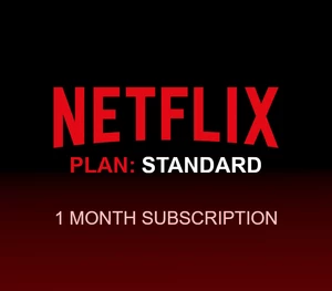 Netflix - 1 month Standard Plan Subscription ACCOUNT