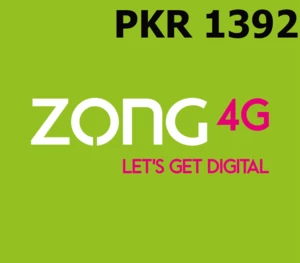 Zong 1392 PKR Mobile Top-up PK