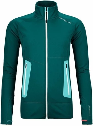 Ortovox Fleece Light Jacket W Pacific Green L Bluza outdoorowa