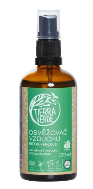 Tierra Verde Osviežovač vzduchu – BIO Eukalyptus fľaštička 100 ml