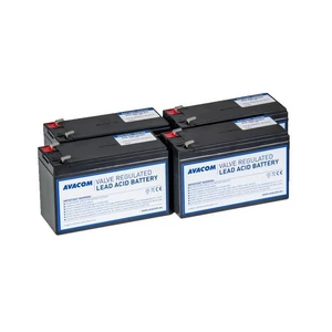 Batériový kit Avacom pro renovaci RBC24 (4ks baterií) (AVA-RBC24-KIT) batériový kit • náhrada za APC RBC24 • rozmery 83 × 216 × 343 mm • hmotnosť 10,8