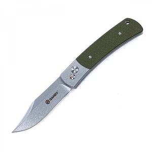 Zatvárací nôž G7472 Ganzo® – Strieborná čepeľ - Satin, Zelená (Farba: Zelená, Varianta: Strieborná čepeľ - Satin)