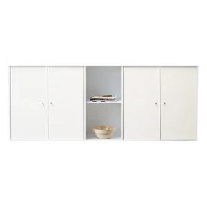 Biela nástenná komoda Hammel Mistral Kubus, 169 x 69 cm