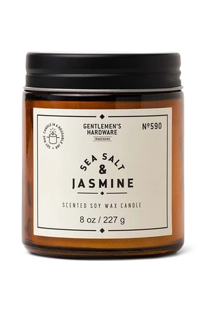Voňavá sójová sviečka Gentelmen's Hardware Sea Salt & Jasmine 227 g