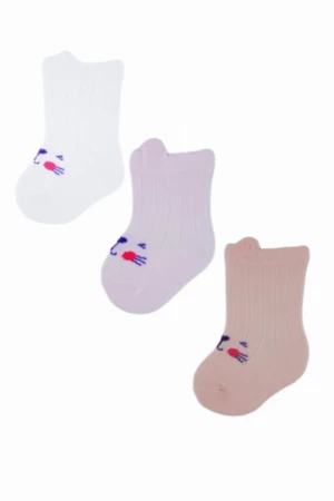 Noviti SB019 Girl 0-18 měsicí Dětské ponožky 6-12 miesięcy mix barva