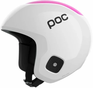 POC Skull Dura Jr Hydrogen White/Fluorescent Pink M/L (55-58 cm) Kask narciarski