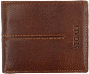 SEGALI Pánská kožená peněženka 985 tan