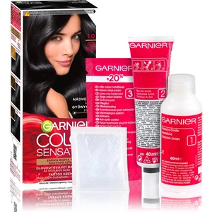 Garnier Color Sensation barva na vlasy odstín 1.0 Ultra Onyx Black 1 ks