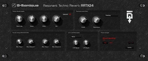 G-Sonique RRTX24 Resonant Techno Reverb (Digitální produkt)
