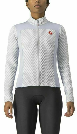 Castelli Sfida 2 Jersey FZ Silver Gray/White XS