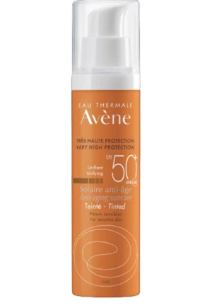 Avène Solaire Anti-age Teinte SPF50+ Slnečný tónovací krém pre citlivú pleť 50 ml
