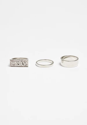 Pray Ring Set - Silver Colors