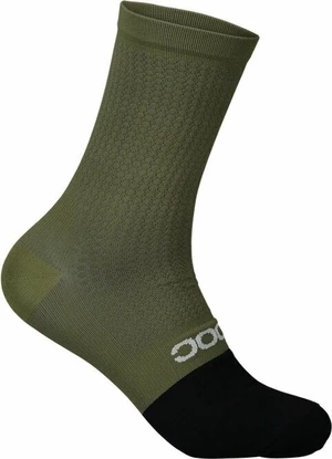 POC Flair Sock Mid Epidote Green/Uranium Black L Șosete ciclism