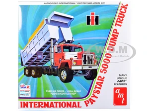 Skill 3 Model Kit International PayStar 5000 Dump Truck 1/25 Scale Model by AMT