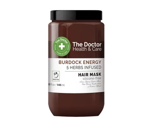 Vitalizující maska proti padání vlasů The Doctor Burdock Energy 5 Herbs Infused Hair Mask - 946 ml + dárek zdarma