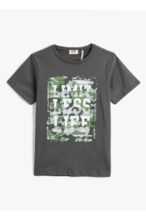 Koton T-Shirt - Gray - Regular fit