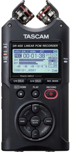 Tascam DR-40X Noir