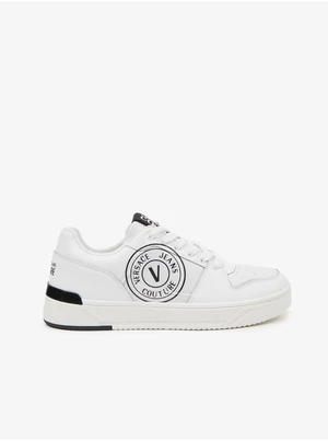 White Mens Leather Sneakers Versace Jeans Couture Starlight - Men