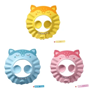 Baby Shower Cap for Toddlers Waterproof Shampoo Cap Adjustable Protect Infants Eyes Ears Bath Shield For Baby for Head