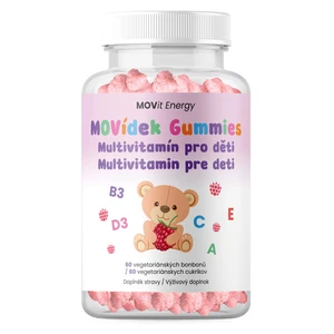 MOVIT ENERGY MOVídek gummies multivitamín pro děti 60 vegetariánských bonbonů