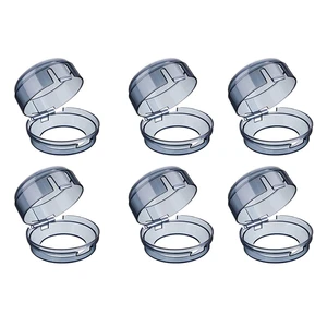 6 Pcs Switch Cover Stove Knob Oven Gas Shield Protection Lock Babish Cookware Home Sheer Button Baby Proof Siding