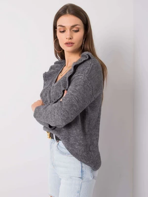 Dark grey sweater Madelyn RUE PARIS