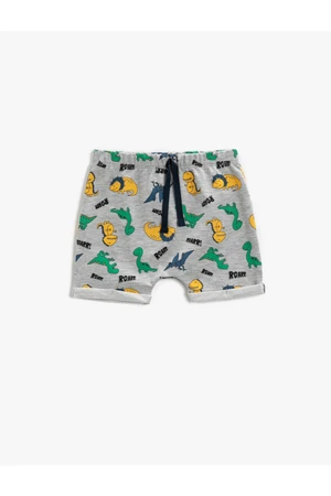 Koton Strapon Dinosaur Print Shorts